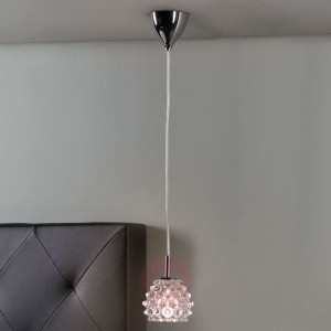 Hestia II – ozdobna lampa wisząca LED ze szkła