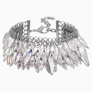 Bransoletka Polar Bestiary, biała, powlekana rodem