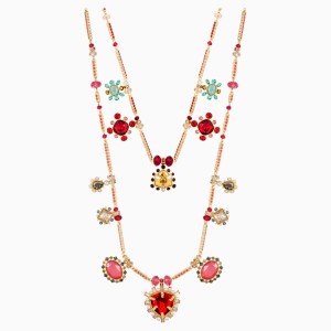 Origins Necklace, Multi-colored, Gold-tone plated