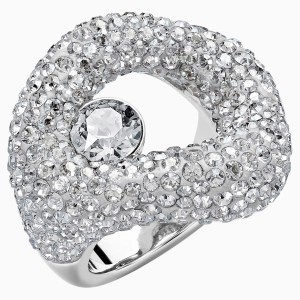 Tigris Ring, Gray, Palladium plated