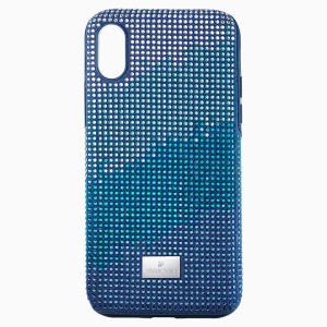 Etui na smartfona Crystalgram z ramką chroniącą przed uderzeniem, iPhone® X/XS, niebieskie