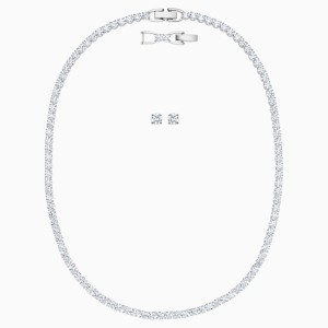 Zestaw Tennis Deluxe, biały, powlekany rodem