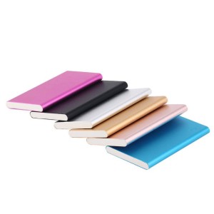Ultra Thin 5000MAH zewnętrzna ładowarka do telefonu komórkowego - Powerbank - Zielony