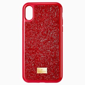 Etui na smartfona Glam Rock, iPhone® X/XS, czerwone