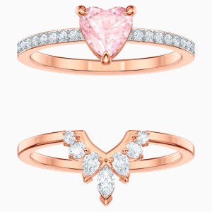 Zestaw One, wielokolorowy, w odcieniu różowego złota