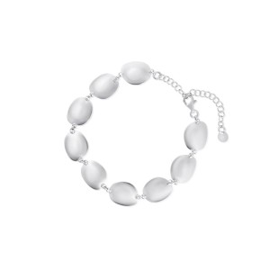 Bransoleta srebrna koła