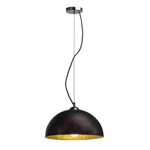 FORCHINI lampa wisząca mała, czarny-złoty