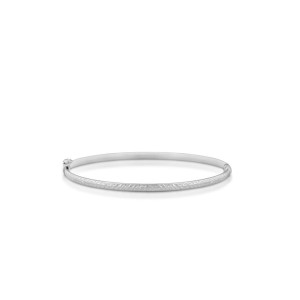 Bransoleta białe złoto obręcz