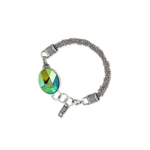 Bransoleta srebrna Motyle