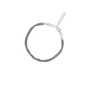 Bransoleta srebrna singapur