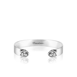 Bransoleta srebrna Freedom