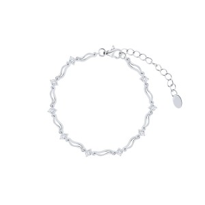 Bransoleta srebrna W.KRUK