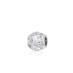 ZAWIESZKA SREBRNA LOVELY BEADS