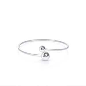 Bransoleta srebrna basic