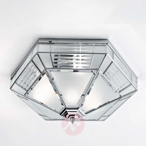 GIANA - sześciokątna lampa sufitowa, chrom