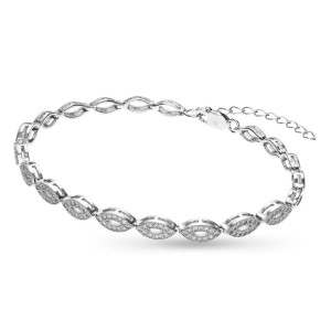 Bransoleta srebrna W.KRUK