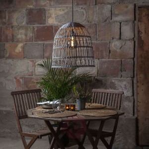 Klosz Knute, bez oprawy, Ø 48 cm, szary