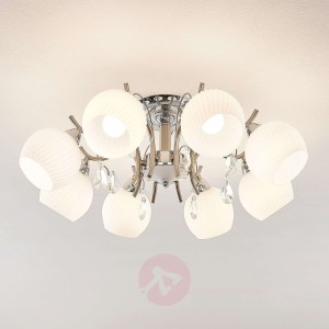 Lindby Feodora lampa sufitowa w chromie 8-punktowa
