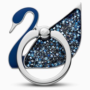 Uchwyt samoprzylepny Swan, niebieski, stal nierdzewna
