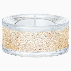 Shimmer Tea Light Holders, Gold Tone