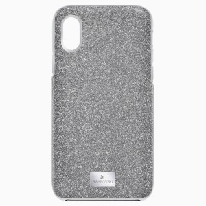 Etui na smartfona High z ramką chroniącą przed uderzeniem, iPhone® X/XS, szare