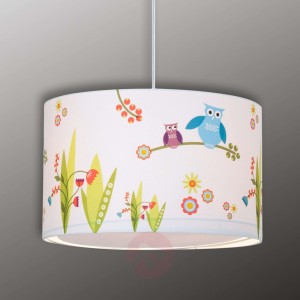 Birds - radosna lampa wisz. do pokoju dziecięcego