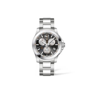 LONGINES CONQUEST CHRONO 1/100 SEC ROLAND GARROS