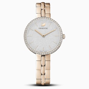 Cosmopolitan Watch, Metal bracelet, Gold tone, Champagne-gold tone PVD