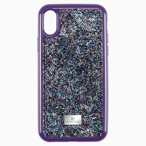 Etui na smartfona Glam Rock z ramką chroniącą przed uderzeniem, iPhone® XS Max, fioletowe