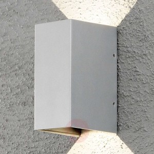 Kinkiet zewnętrzny LED Cremona 8 cm szary