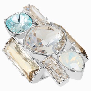 Nile Cocktail Ring, palladium plating