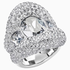 Tigris Ring, Gray, Palladium plated