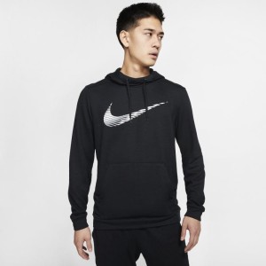 Męska bluza treningowa z kapturem Nike Dri-FIT - Czerń