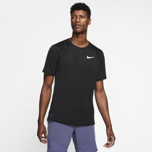Męska koszulka z krótkim rękawem Nike Pro - Czerń