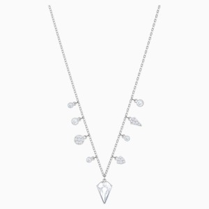 Lucy Kite Choker, White, Rhodium plating