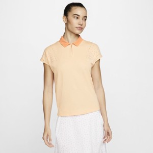 Damska koszulka polo do golfa Nike Dri-FIT Ace - Pomarańczowy