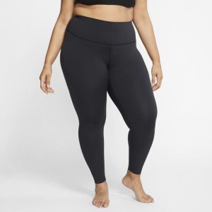 Damskie legginsy Infinalon 7/8 Nike Yoga Luxe (duże rozmiary) - Czerń