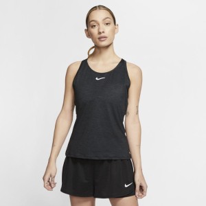 Damska koszulka do tenisa bez rękawów NikeCourt Dri-FIT - Czerń