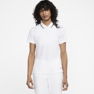 Damska koszulka polo do golfa Nike Dri-FIT Victory - Biel