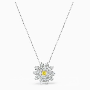 Wisiorek Eternal Flower, żółty, różnobarwne metale