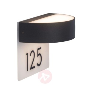 Elegancki numer domu podświetlany LED Monido