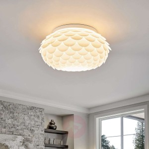 Lampa sufitowa Marees, biała, okrągła
