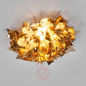 Złota designerska lampa sufitowa VELI, 53 cm