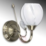 Wygięta lampa ścienna ALANIS