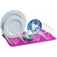 Suszarka do naczyń z tacą Printol Pink