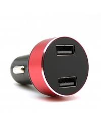 Ładowarka samochodowa - Port USB 2.0 - czerwona
