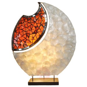 Ozdobiona lampa stołowa YOKO