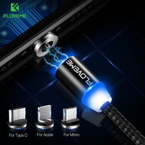 Magnetyczna ładowarka do Iphone - szybkie ładowanie -FLOVEME LED 
