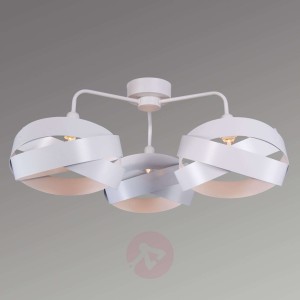 Modna lampa sufitowa Tornado z trzema kloszami
