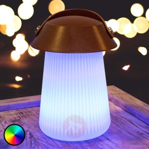 Funghi - lampa stołowa LED i głośnik